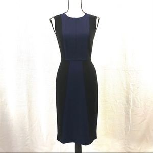 DVF Navy and black dress